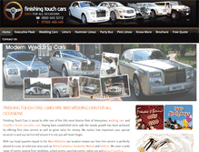 Tablet Screenshot of finishingtouchcars.co.uk